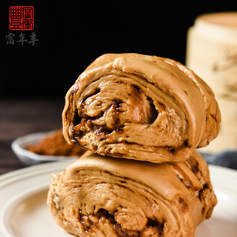 手撕红糖馒头